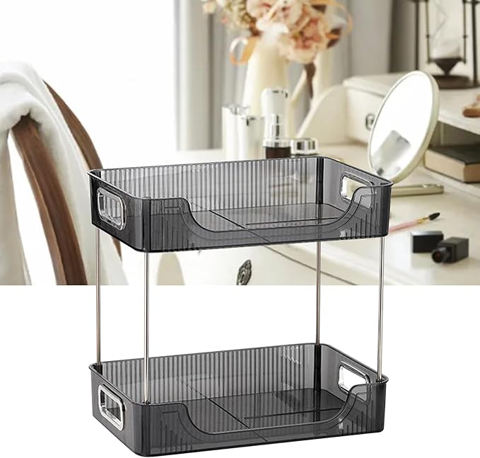 Clear Acrylic Bathroom Storage Organizer Shelf