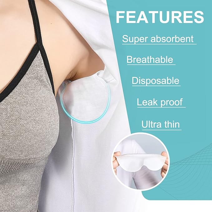 Underarm Sweat Pads – Disposable & Invisible (10pcs)