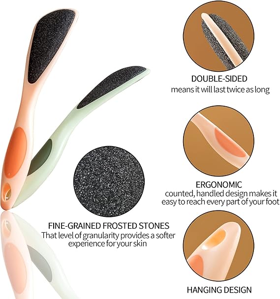 Double-Sided Foot Scrubber Pedicure Tool