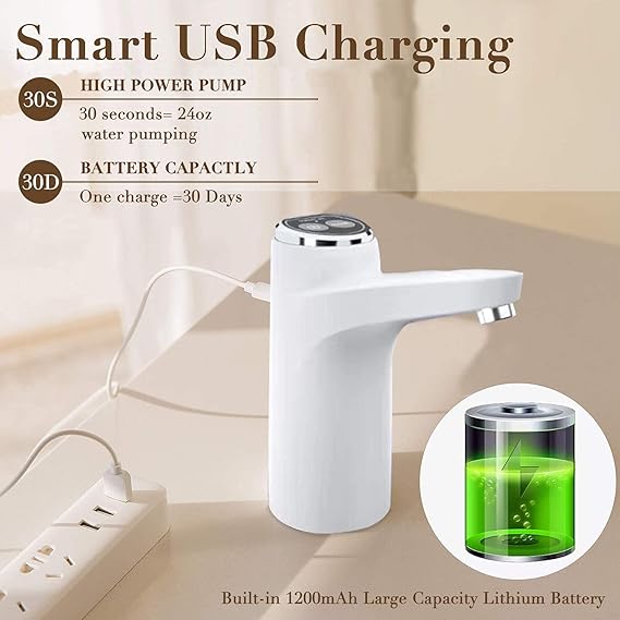 Automatic Rechargeable Water Dispenser Pump for Bottles