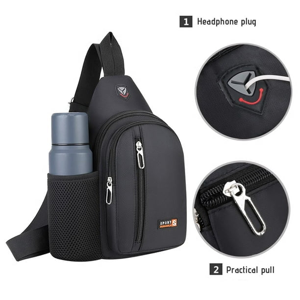 Travel Crossbody Chest Bag – Large Capacity Oxford