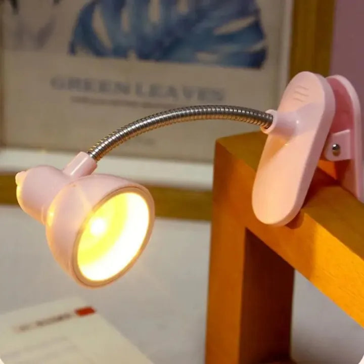 Mini Portable LED Clip Book Light for Reading