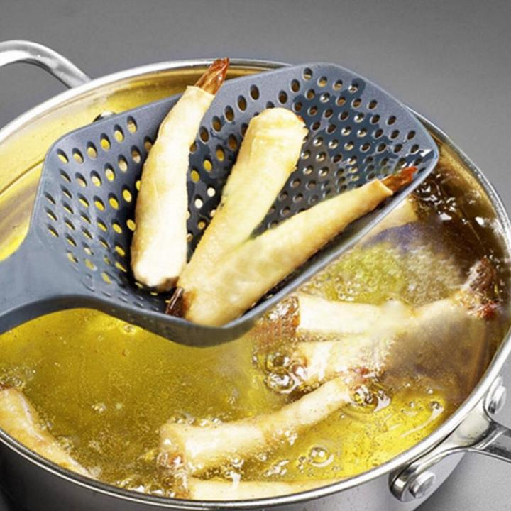 Scoop Colander Strainer Spoon – Durable Nylon Kitchen Tool"