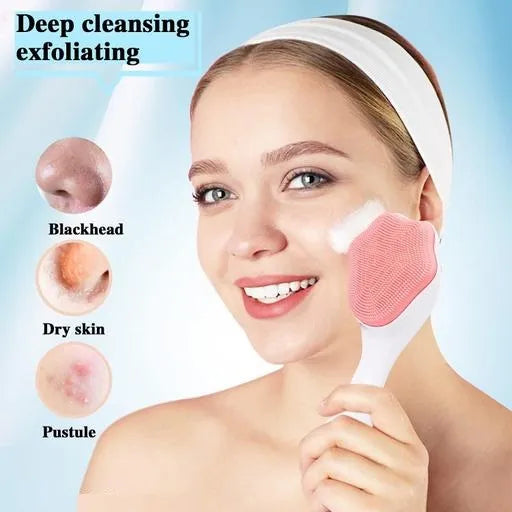 Pakola Dot Silicone Face Scrubber & Exfoliating Brush