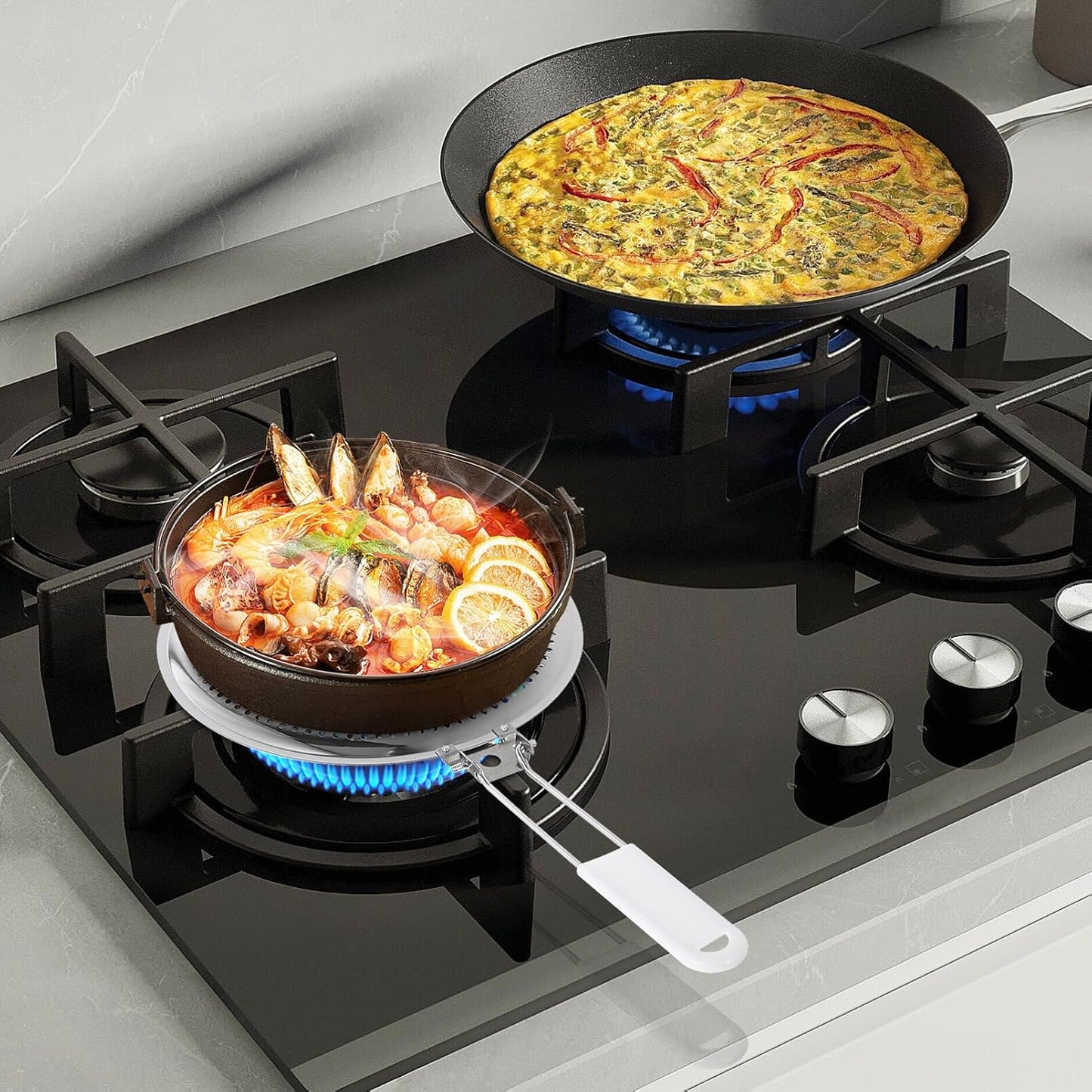 Foldable Stainless Steel Pot Mat Heat Diffuser