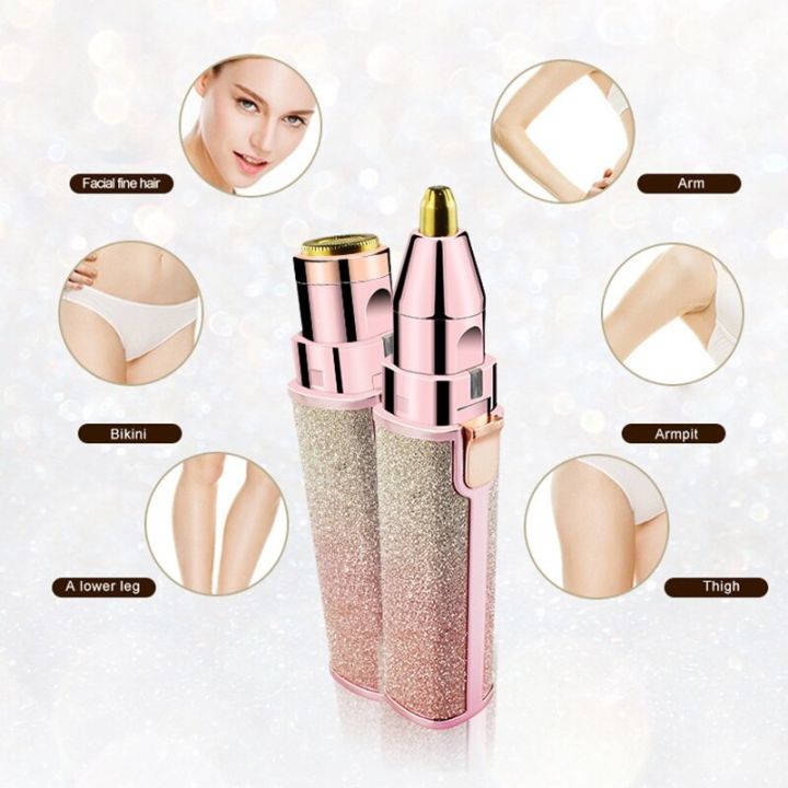 Flawless 2 in 1 Eye Brow And Facial Hair Remover