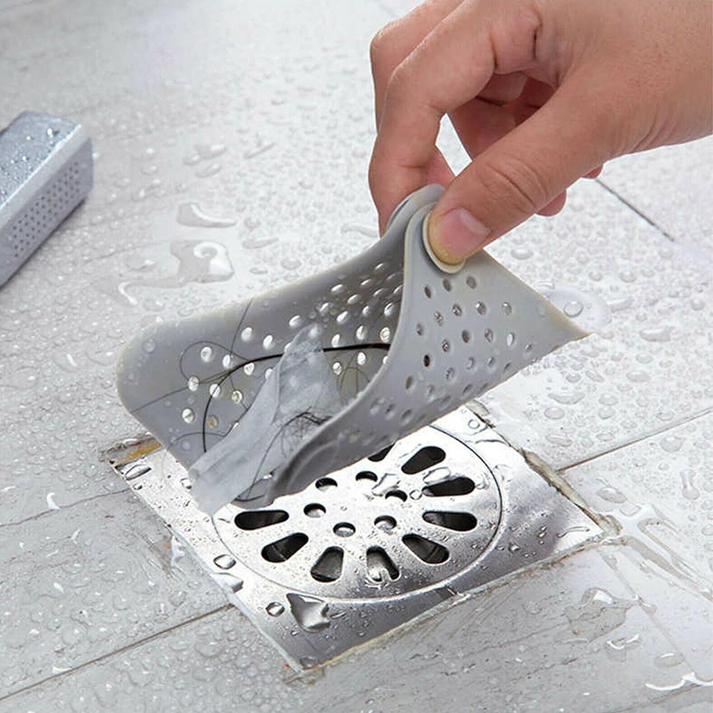 Silicone Star Sink Strainer Bathroom & Kitchen Hair Catcher Sink Filter Drain