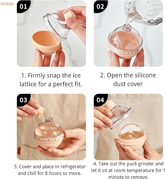 Ice Ball Maker – Ice Hockey Mold for Drinks