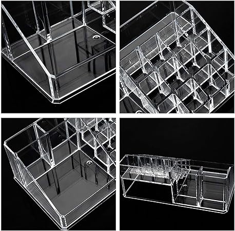 Clear Acrylic Cosmetic Organizer for Makeup Storage