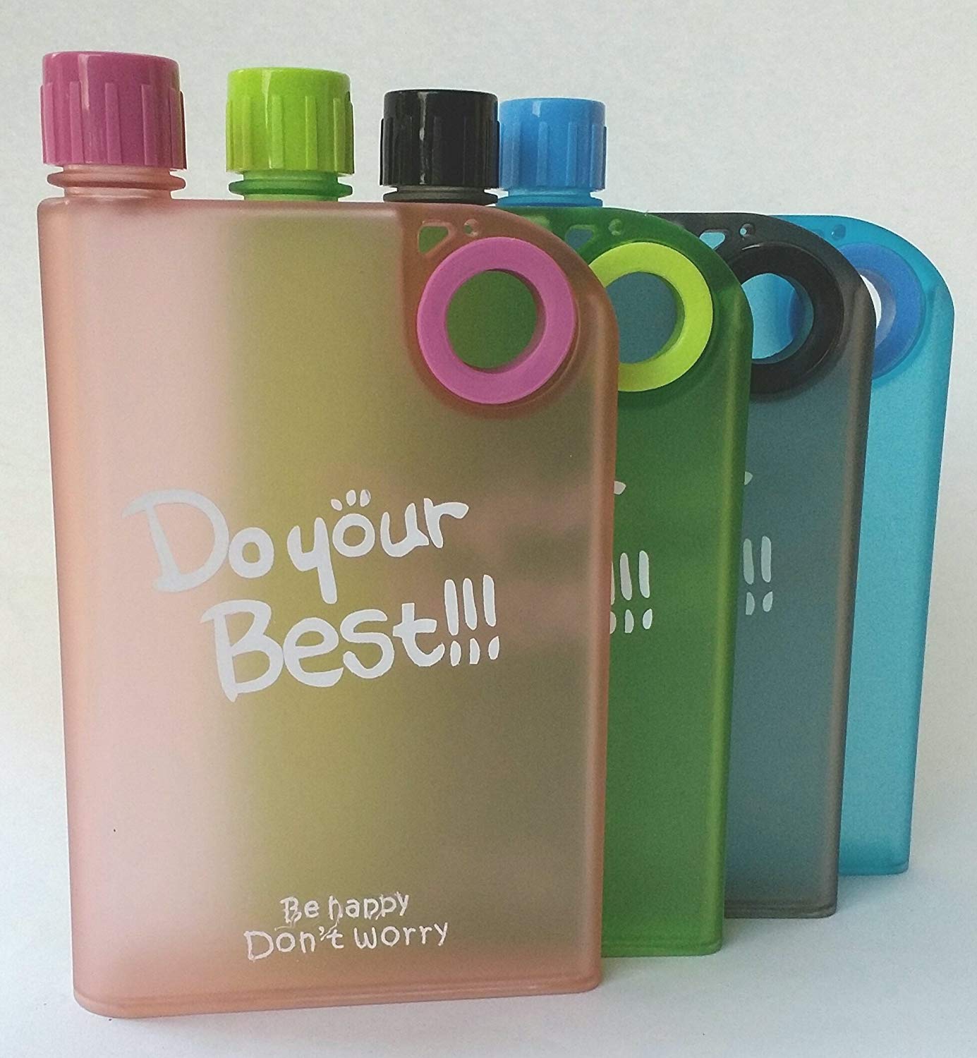 Stylish NoteBook Water Bottle Ultra Slim For School/University/Outdoor Sports- 350ML