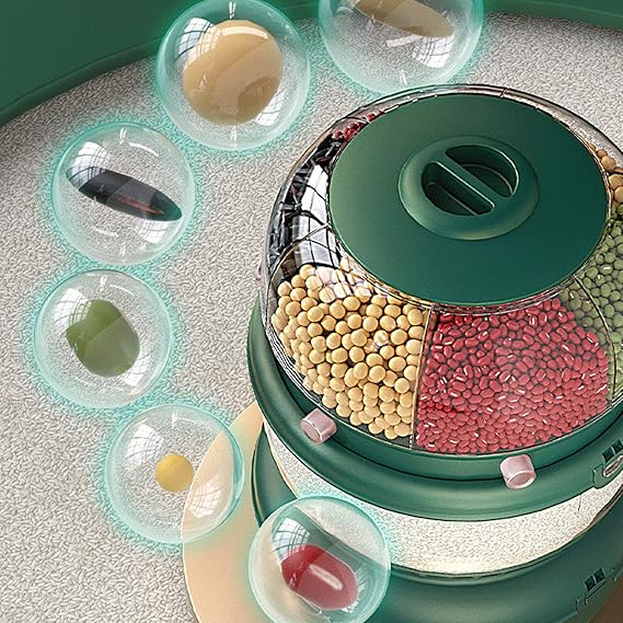 Double Layer Rotatable Dry Food Container