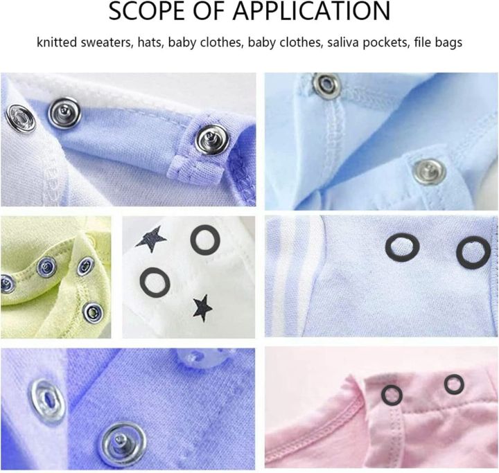 50-Piece Metal Snap Button Set with Hand Pressure Pliers