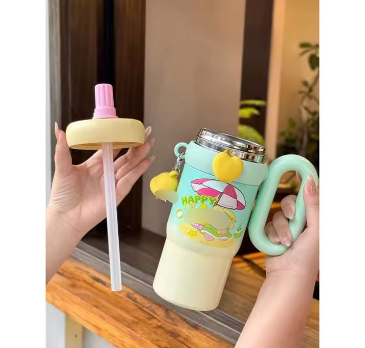 850ml Stainless Steel Tumbler – Insulated Travel Mug with Lid