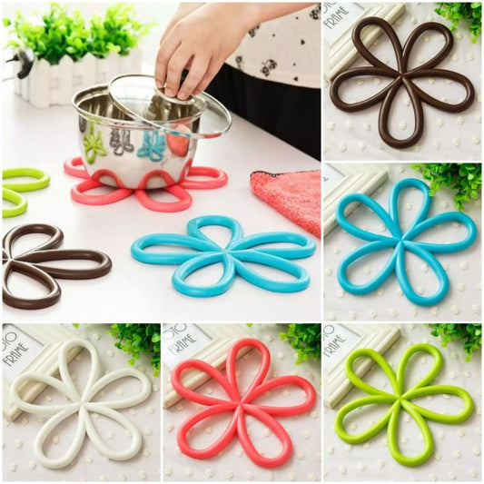 Silicone Flower Heat-Resistant Hot Pot Stand Mat