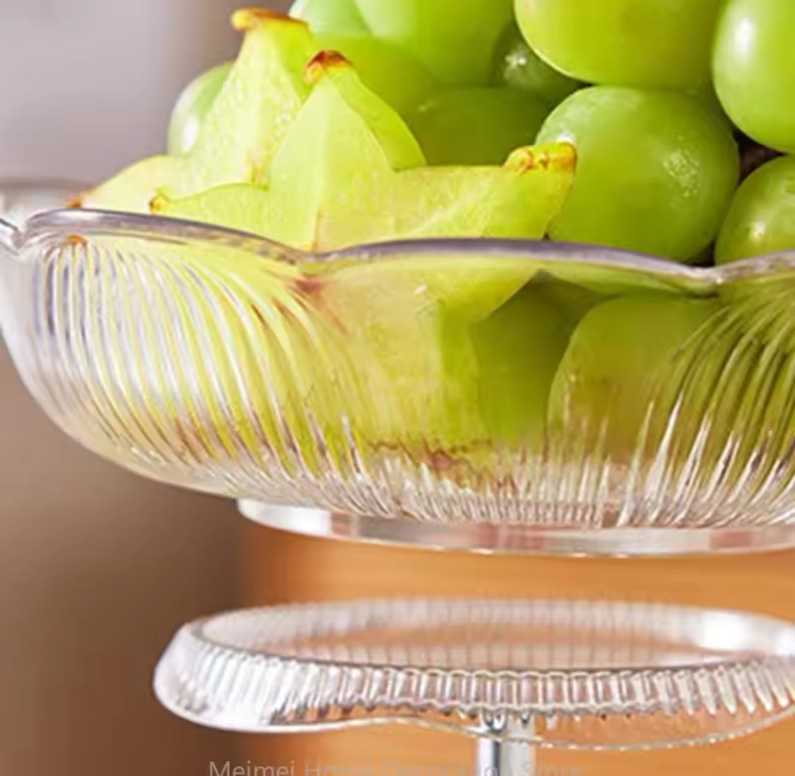 Rotatable Luxury Fruit Plate & Snack Tray