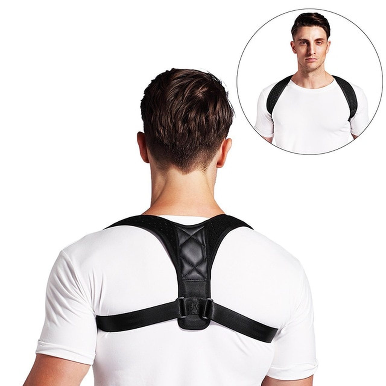 Adjustable Posture Corrector Belt for Back & Shoulder Support