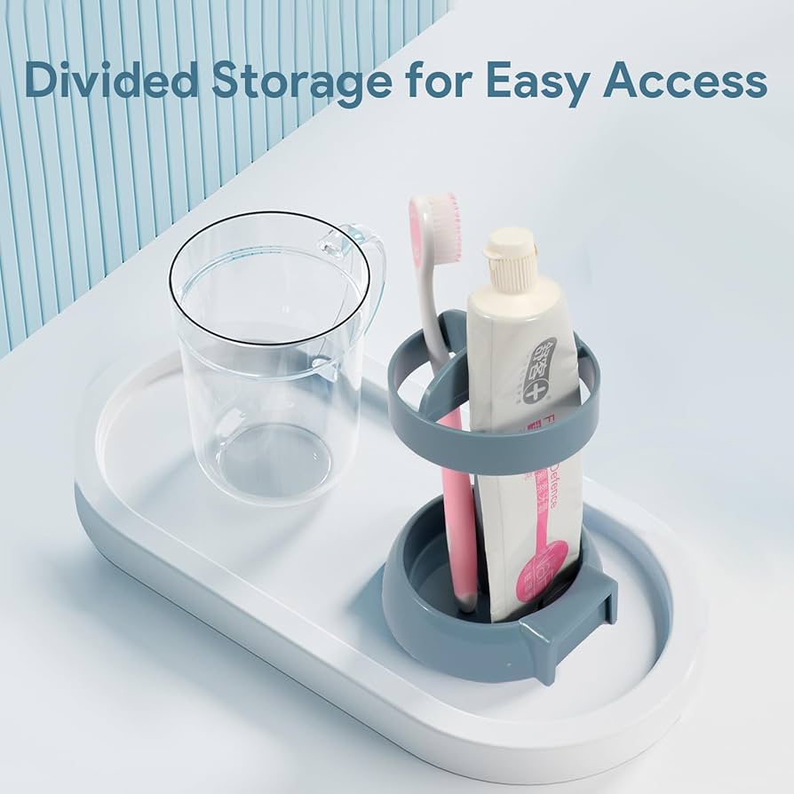 Toothbrush Holder with Wash Cup Set
