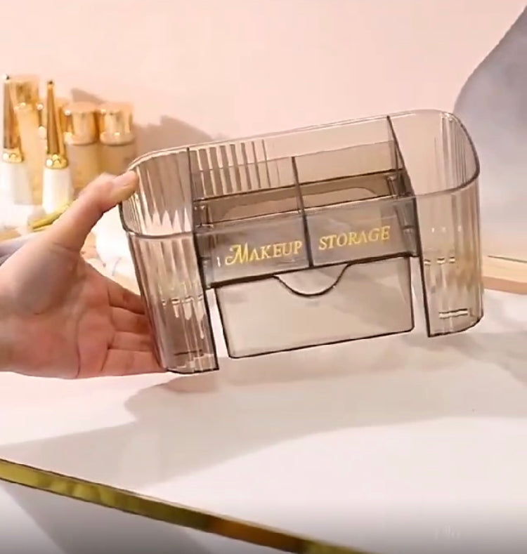 Transparent Multilayer Cosmetics & Jewelry Organizer