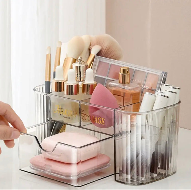 Transparent Multilayer Cosmetics & Jewelry Organizer