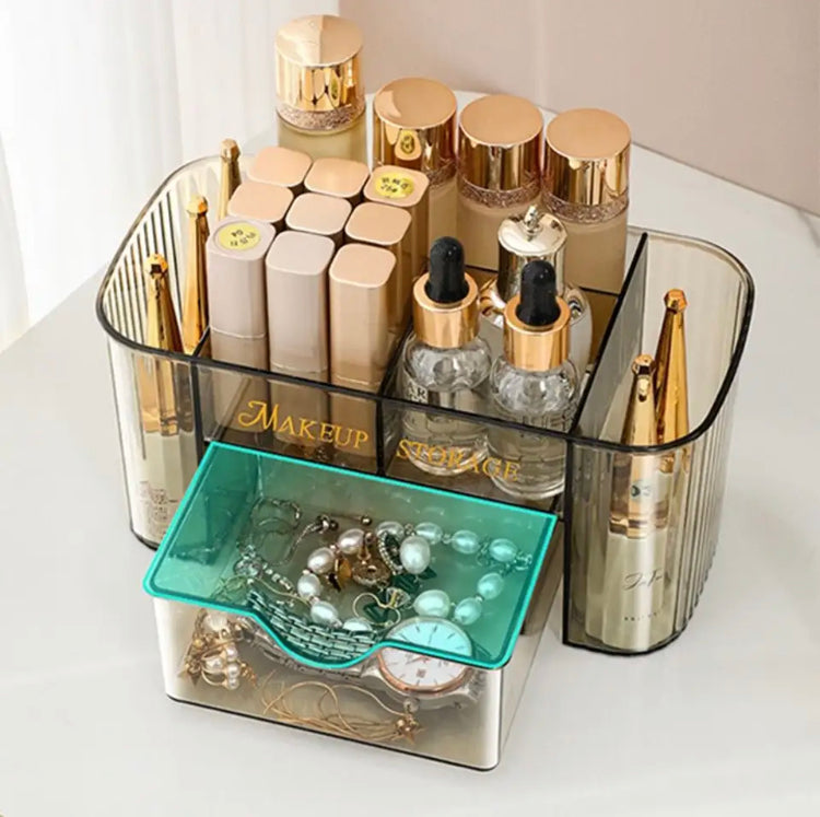 Transparent Multilayer Cosmetics & Jewelry Organizer