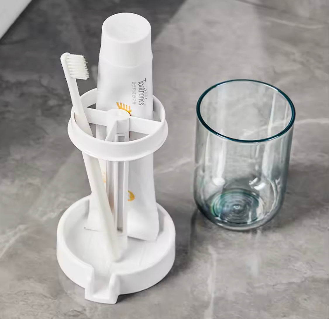 Portable Toothbrush Holder with Mouthwash Cup