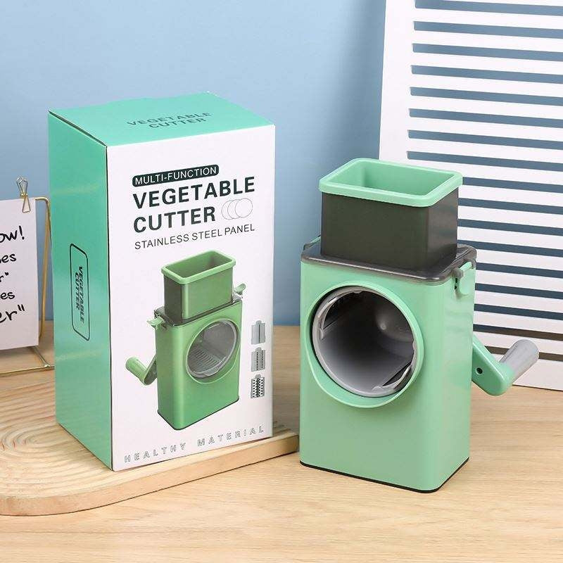 3-In-1 Manual Vegetable Cutter Set | Multifunctional Slicer, Chopper & Square Drum Cutter
