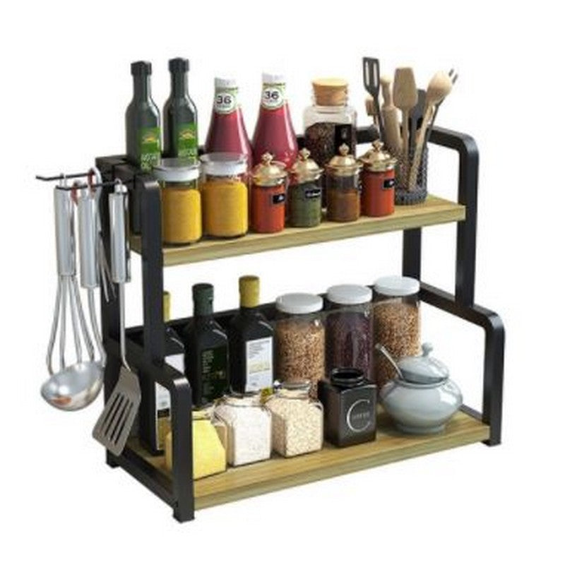 Stainless Steel Counter-tops Kitchen Storage Shelf