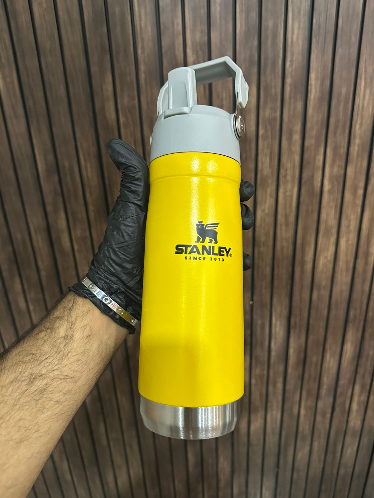 Stanley 650ml Stainless Steel Straw Cup Water Bottle Portable