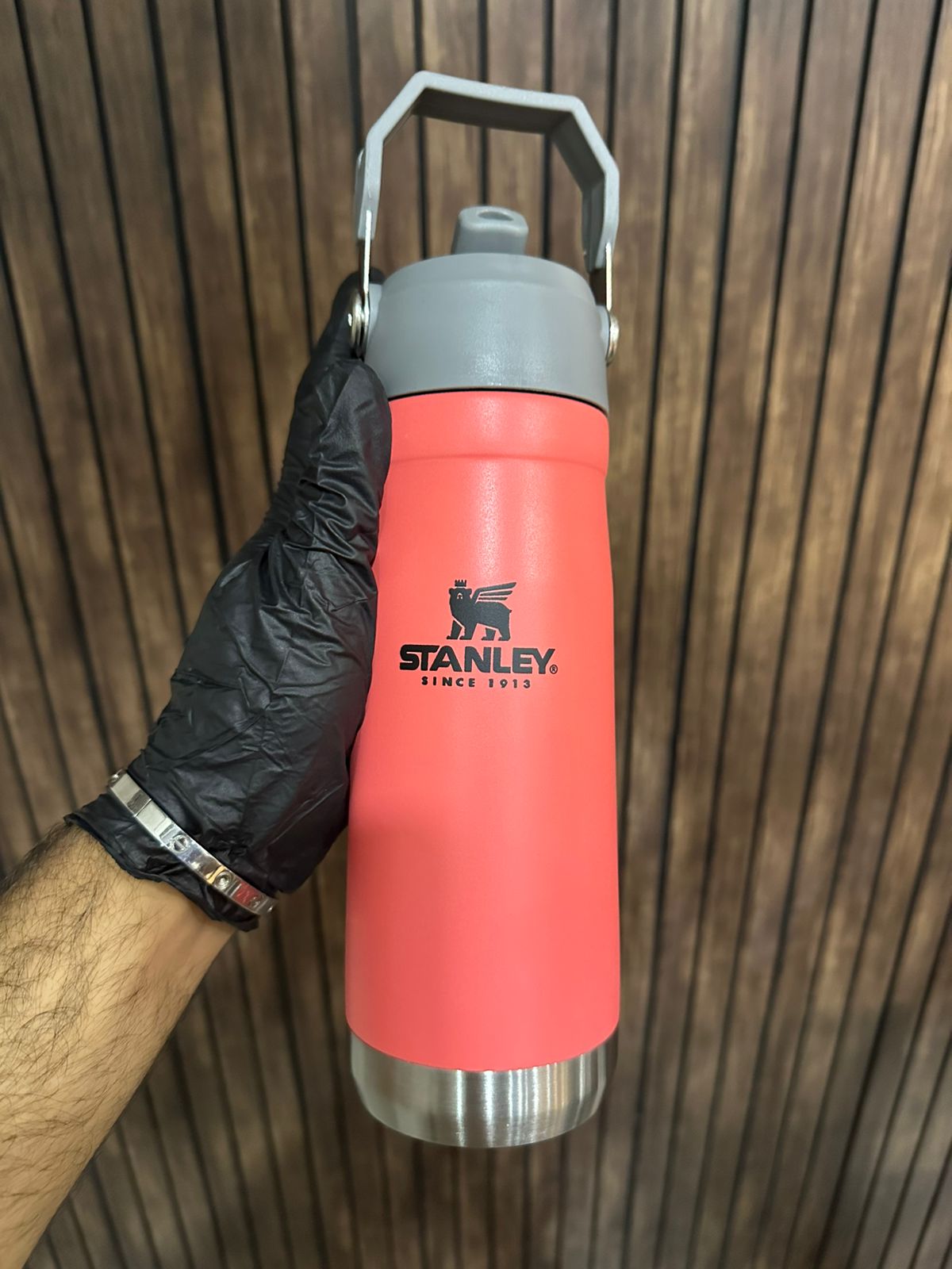 Stanley 650ml Stainless Steel Straw Cup Water Bottle Portable