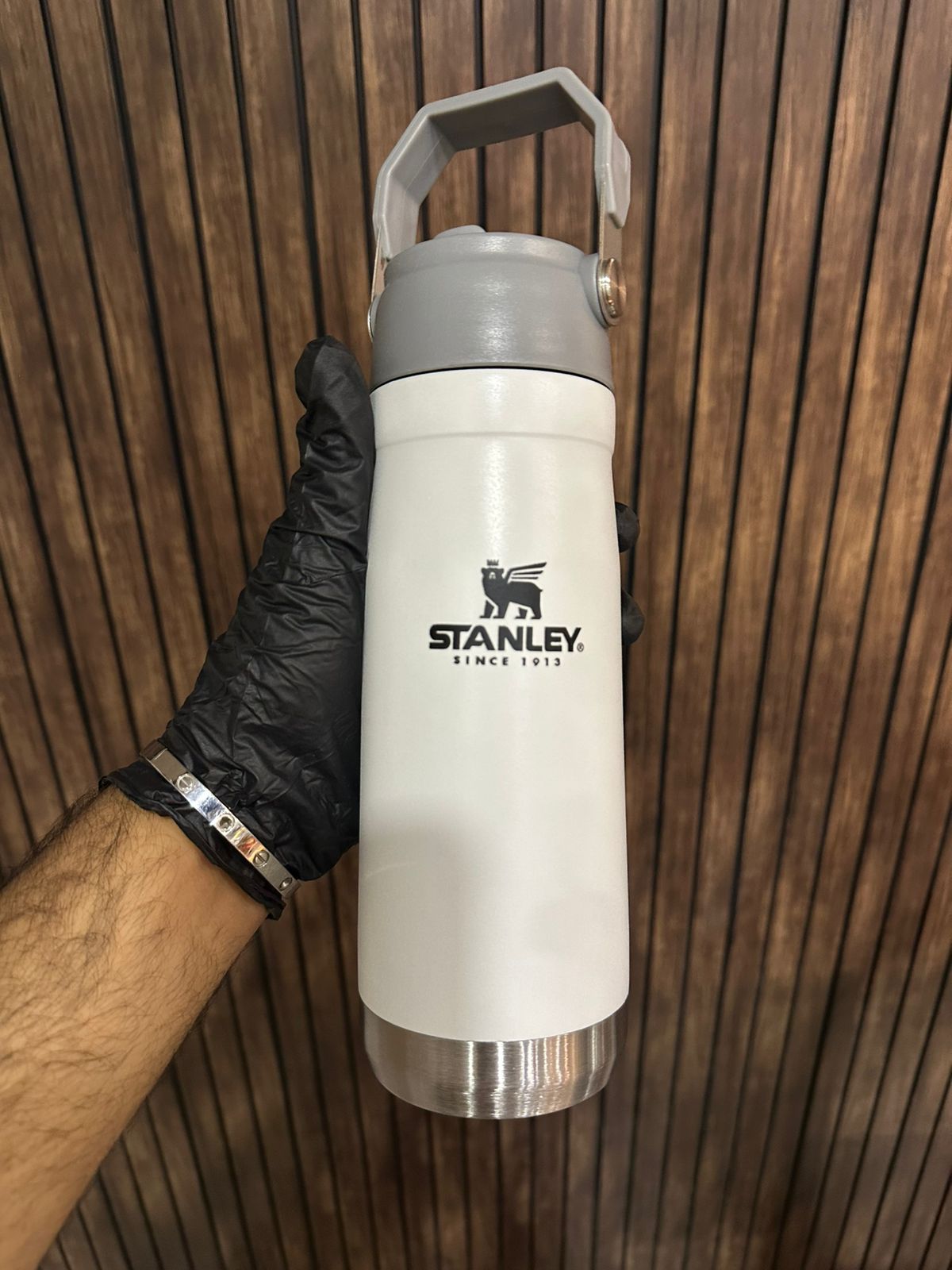 Stanley 650ml Stainless Steel Straw Cup Water Bottle Portable