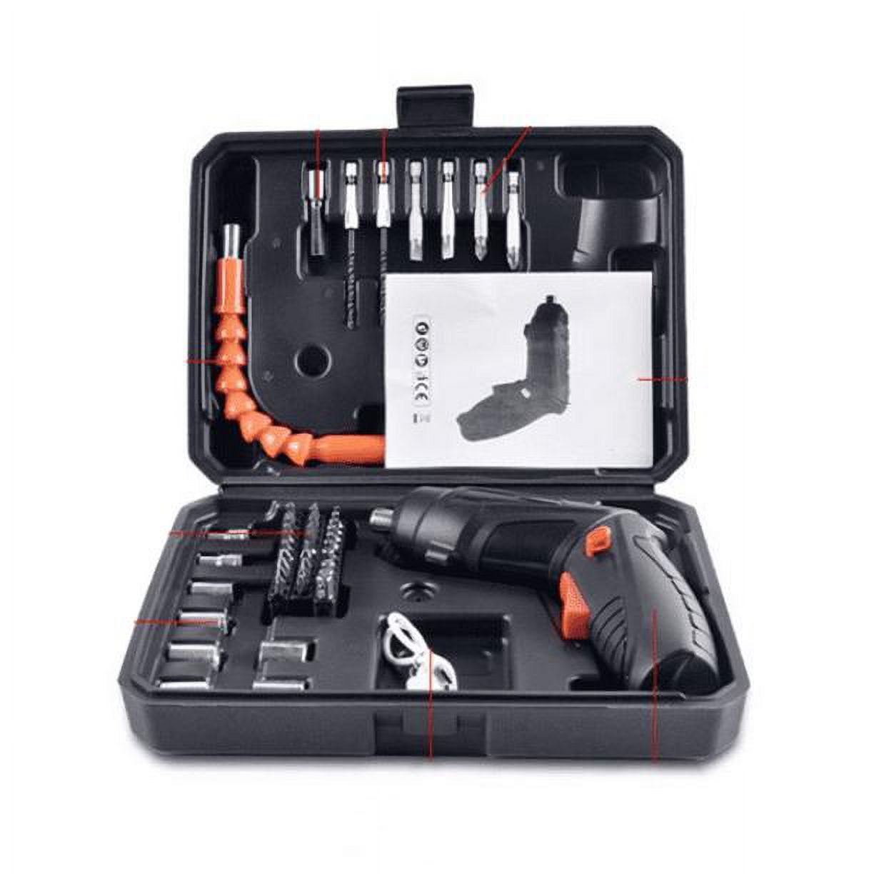 32-in-1 Rechargeable Electric Screwdriver Tool Kit