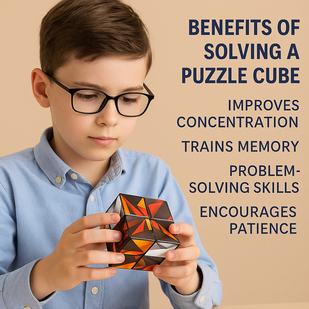 3D Shape Shifting Cube – Magnetic Puzzle Toy