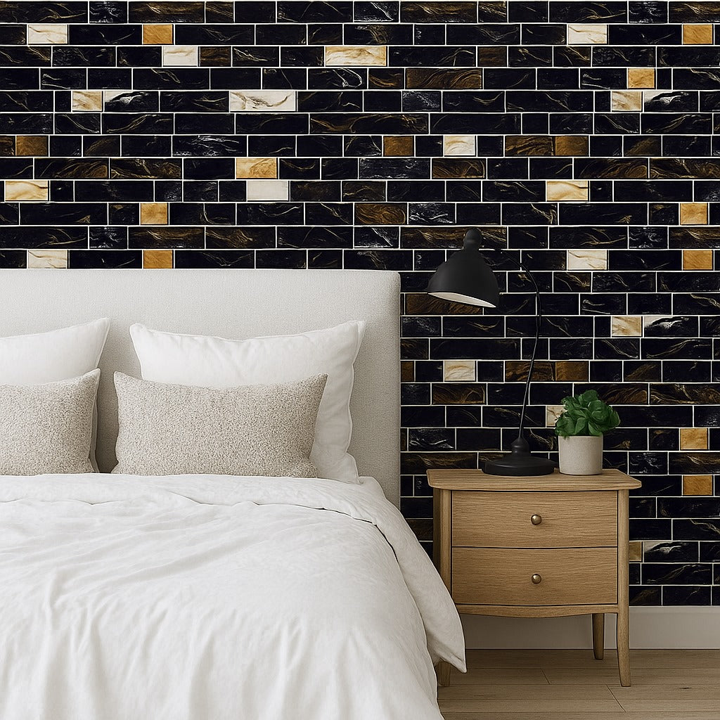 24 Pcs Colorful Mosaic Tile Stickers