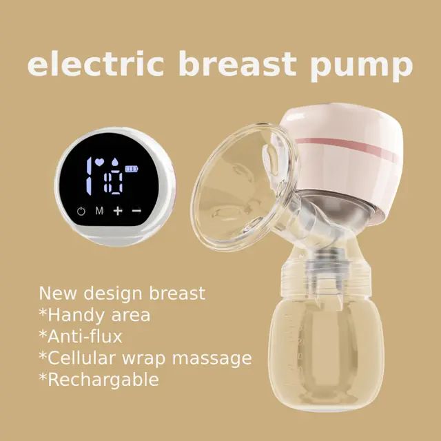 Rechargeable Wireless Electric Breast Pump 160ml with High Suction