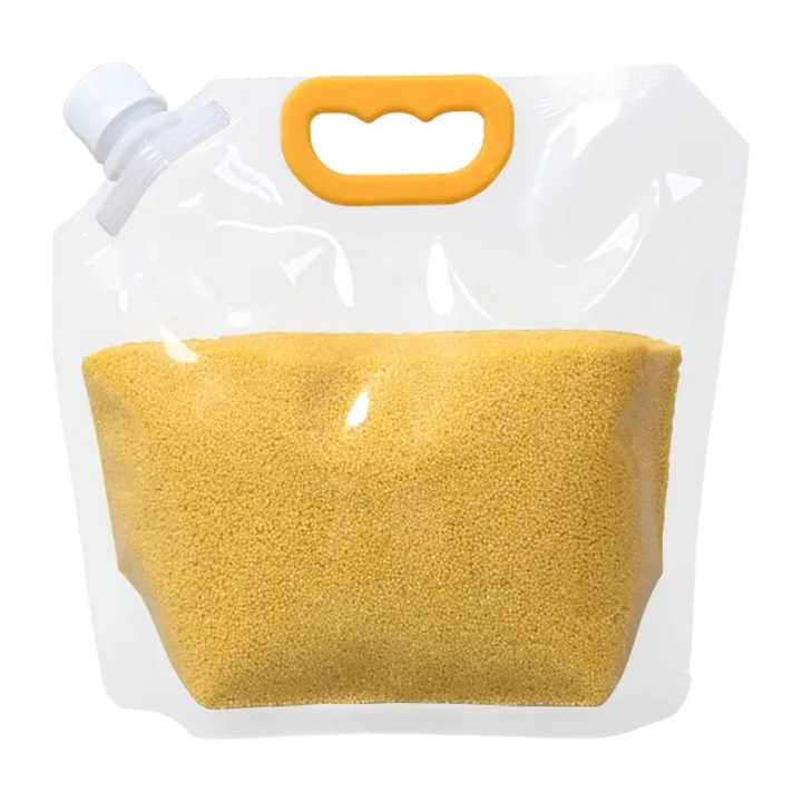 5L Airtight Cereal Storage Bag – BPA-Free Reusable Grain Container