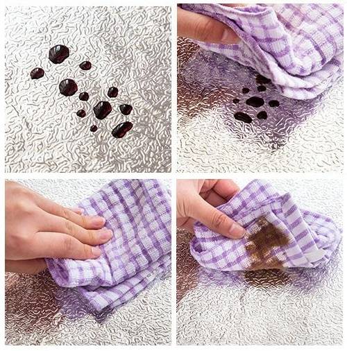 Aluminum Foil Kitchen Oil-Proof Waterproof Self-Adhesive Sticker 60Cm x 2M