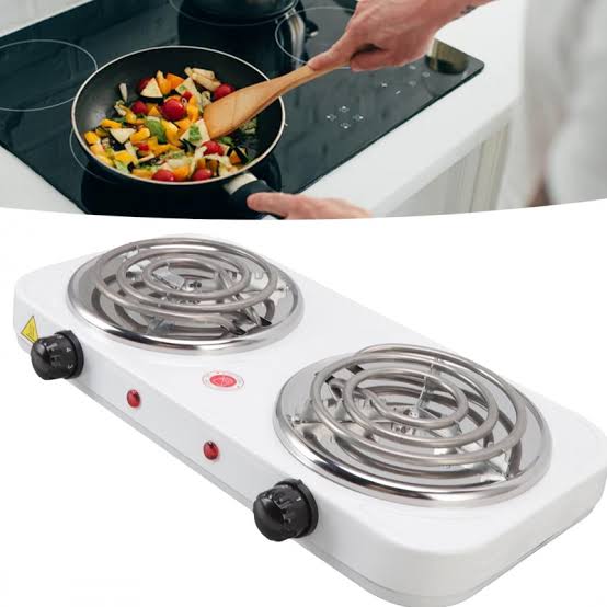 Double Electric Stove Metal Plate