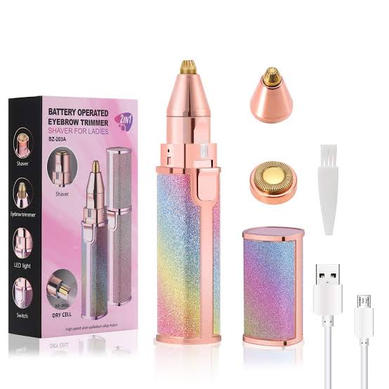 Flawless 2 in 1 Eye Brow And Facial Hair Remover
