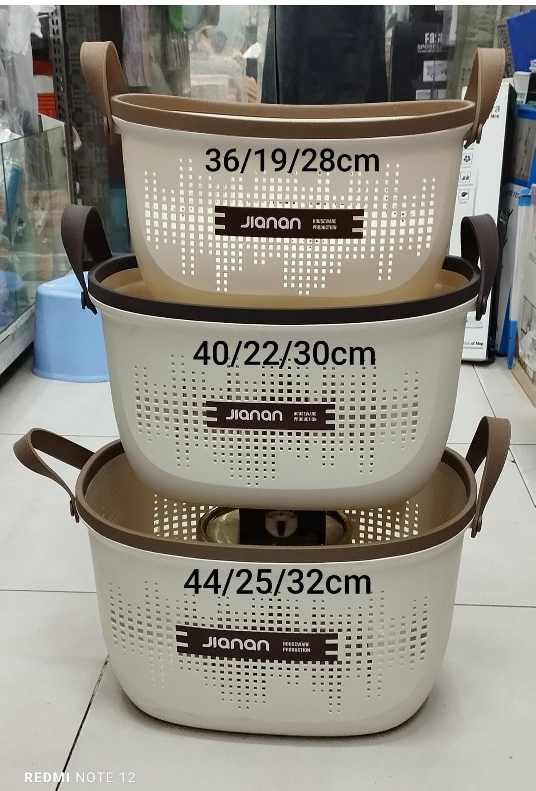 3-Piece Multipurpose Storage Basket Set for Home