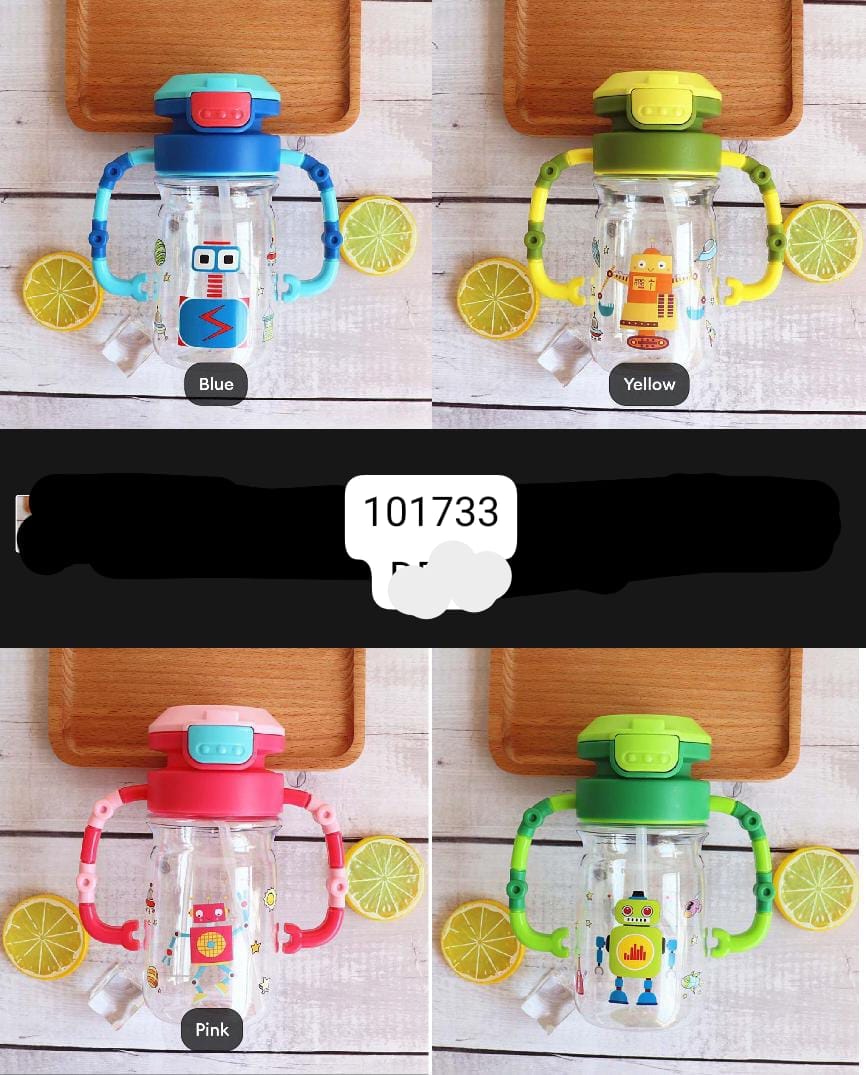 650ml Reusable Plastic Water Bottle for Kids