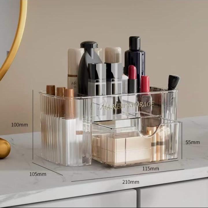 Transparent Multilayer Cosmetics & Jewelry Organizer