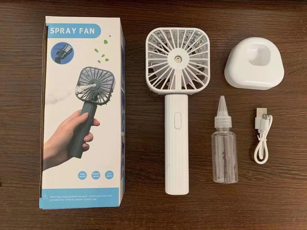 Mist Lash Fan USB Rechargeable – Portable Cooling Spray Fan