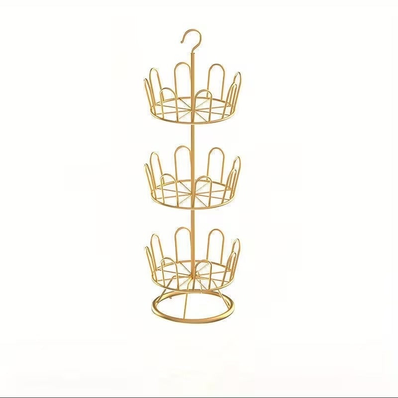 Rotating Multi-Layer Shoe Rack Organizer | Floor Standing Storage Stand