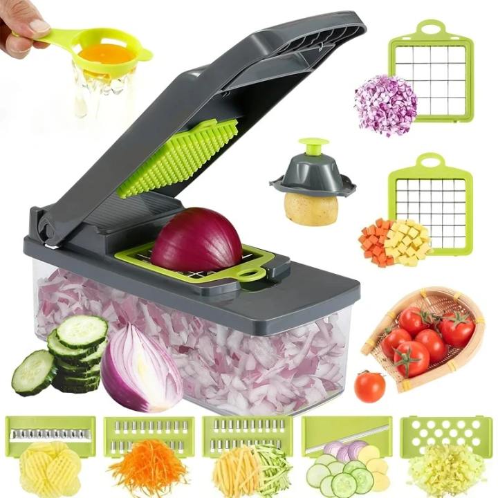 16-in-1 Multifunctional Vegetable Chopper & Slicer Kitchen Tool