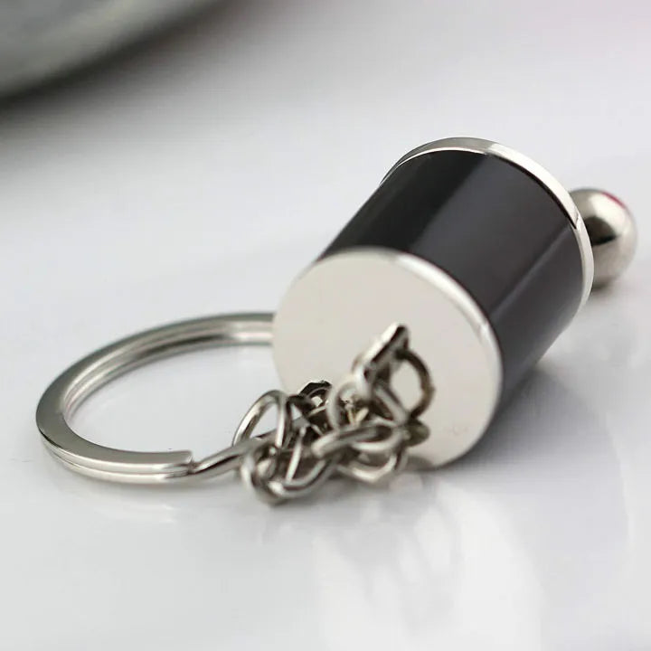 6-Speed Manual Gearbox Metal Car Keychain