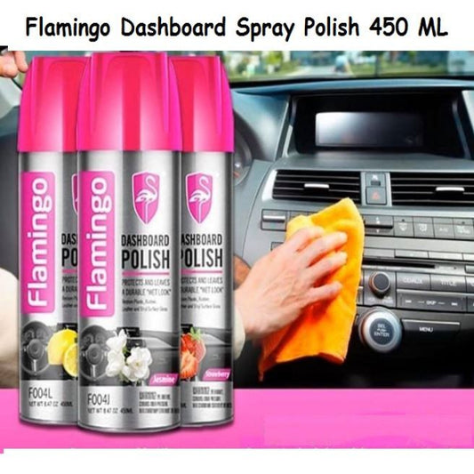 Flamingo Dashboard & Leather Polish – 450ml Spray