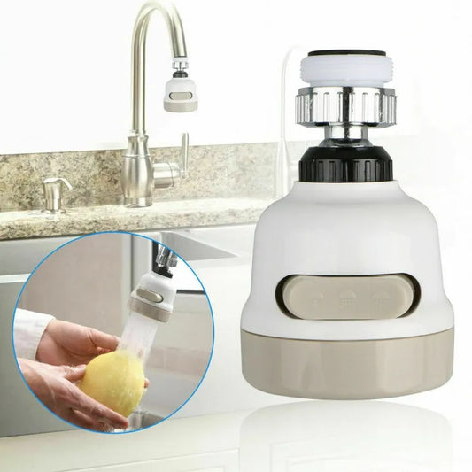 360° Rotary Kitchen Faucet Sprayer – Water-Saving Nozzle