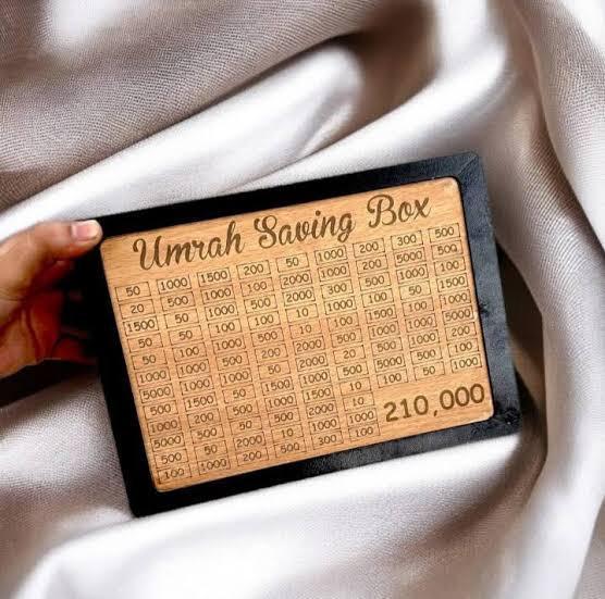 Islamic Umrah Saving Box – 280-Day Coin Bank