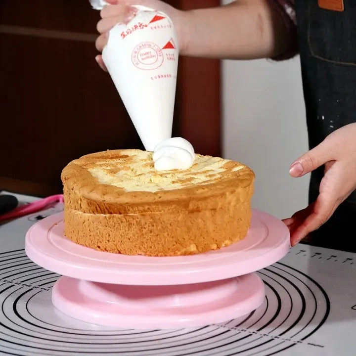 360° Rotating Non-Slip Cake Turntable Stand for Baking & Decorating