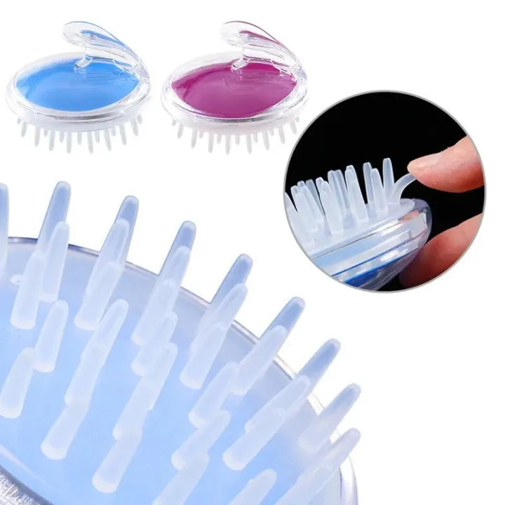Soft Silicone Hair Scalp Massager & Shampoo Brush